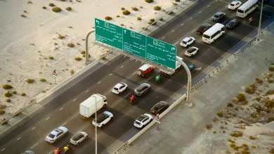حدود السرعة الجديدة في دبي